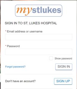 st lukes my portal|my saint luke's login.